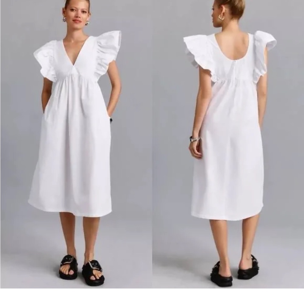 Maeve by Anthropologie white dress size Medium.